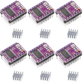 WWZMDiB 3Pcs DRV8825 Stepper Motor Driver Module Six Different Step Resolutions for 3D Printer RepRap 4 RAMPS1.4 StepStick (6Pcs DRV8825)