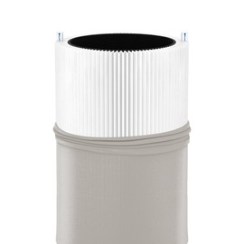 BLUEAIR ブルーピュア 411 ライトグレー プレフィルター、洗えるファブリックが花粉、ペットの毛とほこり、ルナロック、ピュアミニ(1パック)