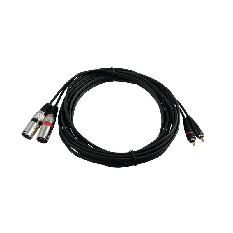 OMNITRONIC Adaptor Cable 2 x XLR (M) / 2 x