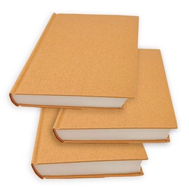 5.5x8.25 Sketch Book, Pack of 3, 360 Sheets (68lb/100gsm), Hardcover Bound Sketch Notebook, 120 Sheets Each, Acid Free Blank Drawing Paper, Ideal for Kids & Adults, Kraft Cover