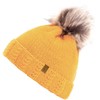 Faera Winter Hat - Warm Lined Faux Fur Bobble Hat