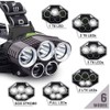 5 LED XM L T6 XPE Headlight 15000 lumens LED