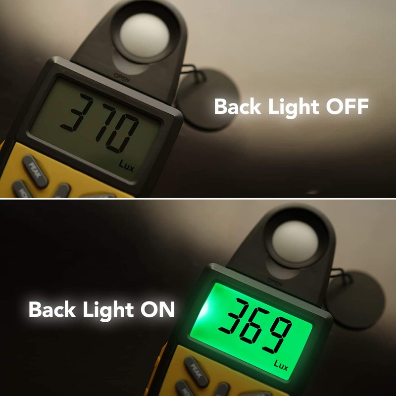 ANNMETER Digital Illuminance Meter, AN-881D Handheld Exposure Meter, Lumen Tester
