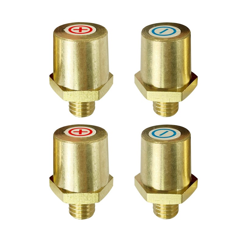 Ampper 3/8"-16 Thread Male Brass Side Post Battery Charging Post