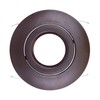 NICOR Lighting 6 inch Oil-Rubbed Bronze Recessed Gimbal Ring Trim,