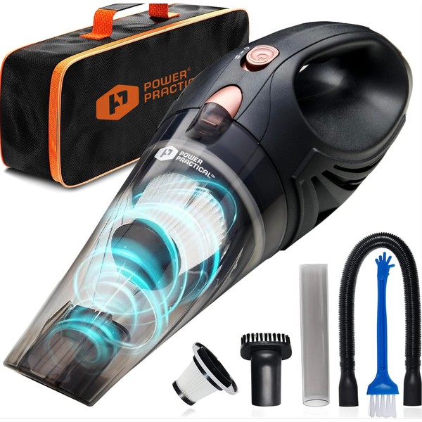 Power Practical Handheld Vacuum Cordless - Rechargeable Portable Car Vacuum