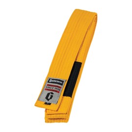 Gameness Jiu Jitsu Youth Belt | BJJ Belt for Kids Yellow 0