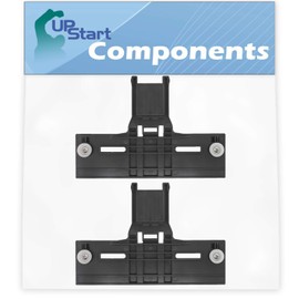 2-Pack W10350376 Dishwasher Top Rack Adjuster Replacement for KitchenAid KUDS30IXSS6 Washer - Compatible with W10350376 Rack Adjuster Dishwasher Upper Top Adjuster with Wheels - UpStart Components