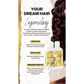 IGK LEGENDARY Dream Hair Shampoo (8 Oz) + IGK Mistress Hydrating Hair Balm (5 Oz) | Hydrated + Shine + Frizz Control | Vegan + Cruelty-Free |