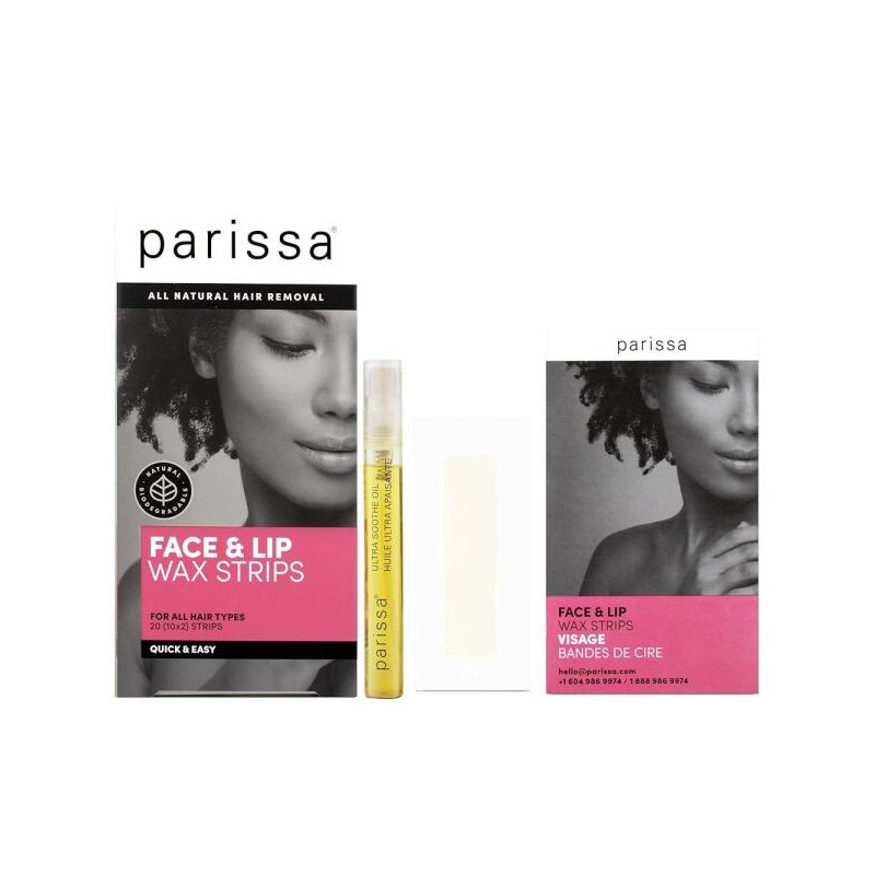 Parisaa 파리사 내추럴 페이스 & 립 왁스 스트립 | 민감한