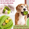 2Pcs Dog Chew Toy Ball - 3-in-1 Treat Dispenser, Teeth