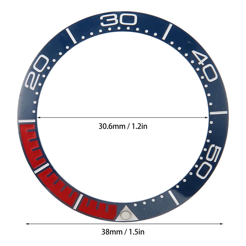 Professional Watch Bezel Insert 38mm Ceramic Watch Bezel Ring Repair
