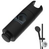 Hibbent Universal Adjustable Shower Holder with Hooks - Suitable for