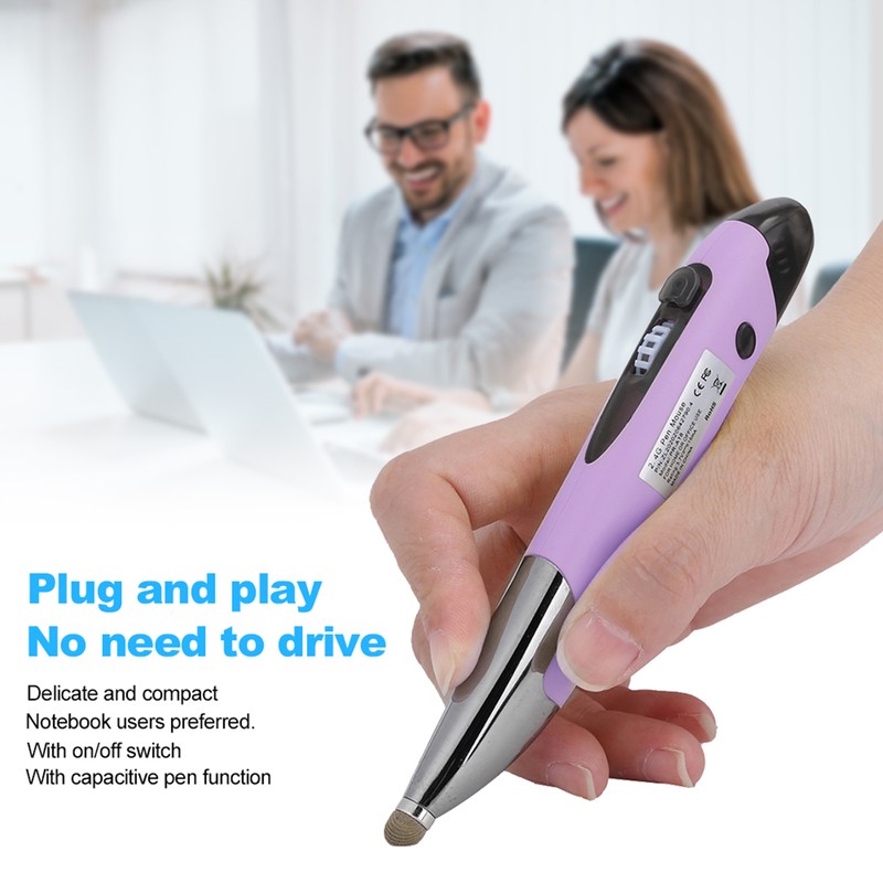 Mouse Pen 2.4G Wireless ABS Capacitive Screen Handwriting with Adapters