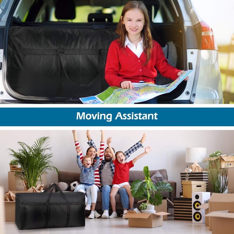 2 Pack 200L Large Storage Bags,Extra Strong Boxes for Moving