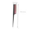 Baluue Professional Hair Dye Comb Wide Toothed Detangling Brush Portable