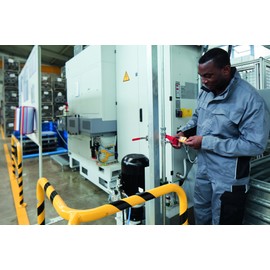 Abus Black 1-1/2" 74/40 KD Safety Lockout Non-Conductive Keyed Different Padlock with 1-1/2-Inch Shackle, 1 Count