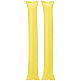 eBuyGB Unisex eBuyGB Cheering Sticks Bang Bang Noise Makers Clappers for Football AND Sports Events Yellow , Yellow, Pack of 1 UK