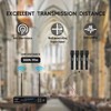 MIZISNR 4 Channel Wireless Microphone System, Professional UHF Cordless Handheld