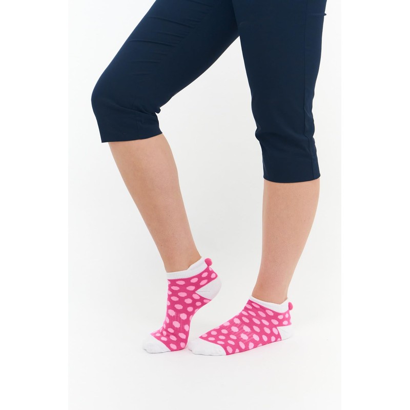 Surprizeshop Ladies Golf Socks (3 Pack) | Pom Pom |