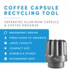 Aluminum Coffee Capsule Recycler Box – Small Countertop Recycling Box