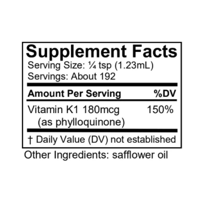 Good Health Vitamin K1- High Potency 150% Daily Value Per