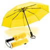 Ergonauts Windproof Double Canopy Pocket Umbrella with Teflon Coating, Ergonomic