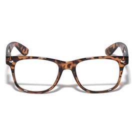 V.W.E. Progressive Reading Glasses No Line Clear on Top Bifocals Reader - Comfortable Classic Design (Tortoise, 1.50, x)