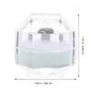 GANAZONO 20pcs Ring Case Transparent Engagement Ring Box Wedding Ring