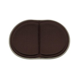 EFFEX EHZ2129BR GEL-ZAB PUNI, Portable Cushion, EXGEL Mini Puni, Mocha, Foldable, Portable, Made in Japan