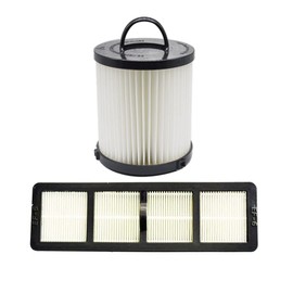 EZ SPARES Eureka AirSpeed Compatible Dust Cup Filter & HEPA Filter Set DCF-21 & EF-6(DCF 21&EF 6) Replaces Part # 67821, 68931, 69963 & 830911 for Eureka AirSpeed AS1000 Series Upright Vacuum Cleaners