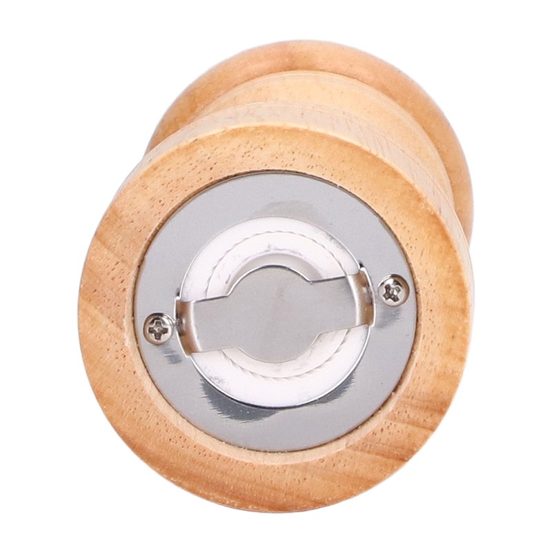 2pcs Wood Salt and Pepper Grinder Adjustable Coarseness Wooden Pepper