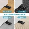 6 Pack Rubber Door Stoppers Door Stop Rubber Wedge Thin