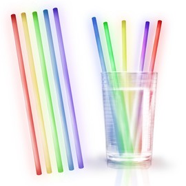Windy City Novelties 25-Pack Assorted Colors 9 inch Glow Straws