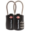 2 Pack TSA Approved Travel Combination Cable Luggage Locks for