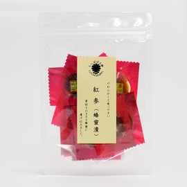 Red Ginseng (Korean Ginseng) Marinated in Honey, 1.8 oz (50 g), Soft and Easy to Eat, Ingredients As Honey, Slice Cut Only, Packaged Individually, Dandelion Honpo