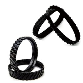 Tellfeel 4-Pack R0526100 Pool Cleaner Tire Track Replacement for Zodiac MX6 MX8 Ground Swimming Suction Cleaners Heavy Duty Rubber Exact Wheel Belts