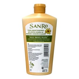 Crema Para Piernas Antiinflamatoria San Ro 400 Ml                                                                                                     