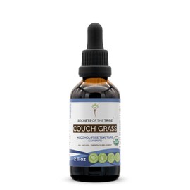 Secrets of the Tribe Couch Grass USDA Organic | Alcohol-Free Extract, High-Potency Herbal Drops | Made from 100% Certified Organic Couch Grass (Elymus repens) Dried Root (2 oz)