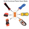 EHDIS Plastic Razor Blades 100 PCS Double Edged Blade for