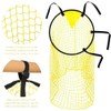 2 Pcs Yellow Football Target Net, Foldable Soccer Goal, Portable
