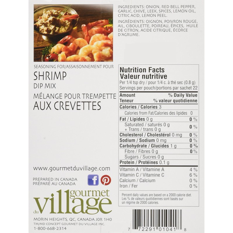 Gourmet Du Village Dip Mixes (Shrimp Dip)