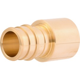 SharkBite 3/4 x 3/4 Inch Expansion FNPT Sweat Adapter for PEX-A Pipe, Brass Plumbing Fittings, Female NPT Adapter for PEX-A Tubing, UAB606LFA