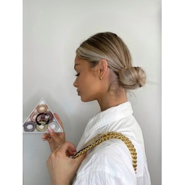 12 Pcs Crazy Bobble® Premium Spiral Hair Ties, Telephone Wire, Ponytail Holders, Coil Hair Bands (Matte Colours)