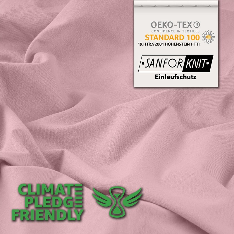 Studio Basic Fitted Sheet 140 x 200 cm, 100% Combed