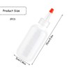 Rumyve 2pcs Plastic Extrusion Bottle,Applicator Bottle with Tip Extrusion Plastic