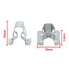 sourcing map 10 pieces metal holder retaining clips for dashboard