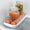 YouCopia FridgeView Rolling Egg Holder, BPA-Free Stackable Eggs Organizer with