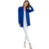 Women's Lightweight Open Front Cardigans with pockets and Royal Blue