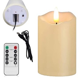 Vela recargables sin llama, Velas Eléctricas Sin Llamas, Velas Led, Vela Electricas, Porta Decorativas para Recuerdos, Cumpleaños, para Decoraciones Navideñas en Hogar, Bodas, Fiestas, Pascua